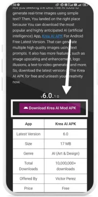 krea ai mod apk download step-by-step guide from kreaaiapk.com